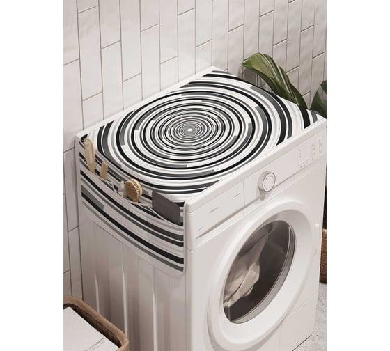 Органайзер для хранения Ambesonne "Обман зрения" на стиральную машину, 45x120 см, cwm_16999