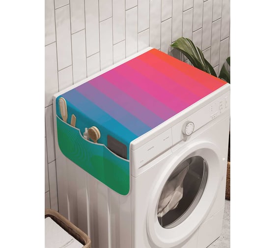Органайзер для хранения Ambesonne "Красочная арка" на стиральную машину, 45x120 см, cwm_29850 1
