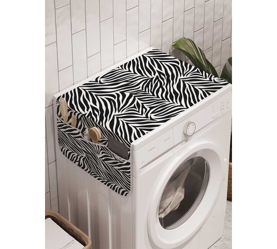 Органайзер для хранения Ambesonne "Саванна" на стиральную машину, 45x120 см, cwm_12956 1