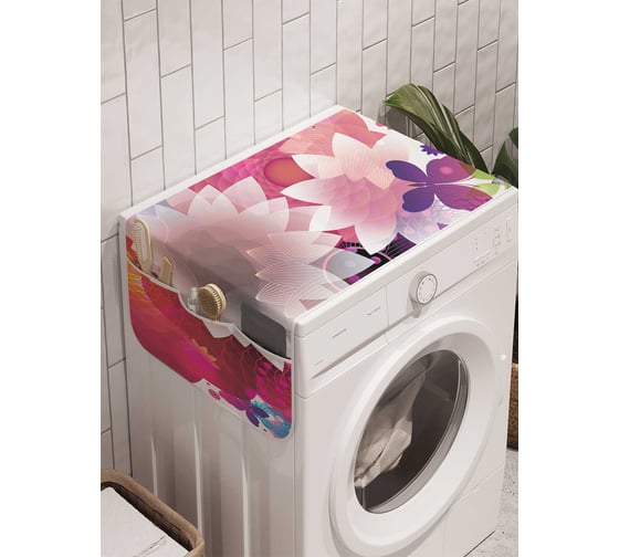 Органайзер для хранения Ambesonne "Настройся на краски" на стиральную машину, 45x120 см, cwm_2905 1