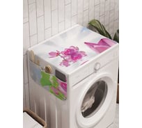 Органайзер для хранения Ambesonne "Нежные водные лилии" на стиральную машину, 45x120 см, cwm_2636