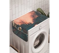 Органайзер для хранения Ambesonne "Родной мост" на стиральную машину, 45x120 см, cwm_17254