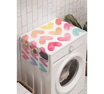 Органайзер для хранения Ambesonne "Переменчивые сердца" на стиральную машину, 45x120 см, cwm_26427