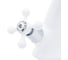 Смеситель для умывальника Doron DL 1516W-N , 1/2 керамика, белый/хром, излив короткий, п/г (1/10) 019632 2
