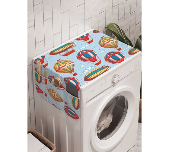 Органайзер для хранения Ambesonne "Воздушные прогулки" на стиральную машину, 45x120 см, cwm_26286 1