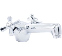 Смеситель для умывальника Doron DL 1515-N, 1/2 керамика, хром, излив короткий, п/г 016329