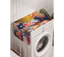 Органайзер для хранения Ambesonne "Радуга покрыла камни" на стиральную машину, 45x120 см, cwm_23023