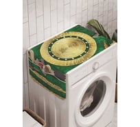 Органайзер для хранения Ambesonne "Рыбный ритуал" на стиральную машину, 45x120 см, cwm_2397