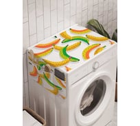 Органайзер для хранения Ambesonne "Банановое раздолье" на стиральную машину, 45x120 см, cwm_28188