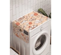 Органайзер для хранения Ambesonne "В ожидании Пасхи" на стиральную машину, 45x120 см, cwm_25663