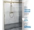 Дверь в душевую нишу GuteWetter GWMPSLD862 135x200 см, цвет фурнитуры бронзовый, цвет стекла бесцветный, стекло закаленное 8 мм / 6 мм, открывание двери левое / правое 4698032994846 2