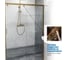 Дверь в душевую нишу GuteWetter GWMPSLD862 135x200 см, цвет фурнитуры бронзовый, цвет стекла бесцветный, стекло закаленное 8 мм / 6 мм, открывание двери левое / правое 4698032994846 4
