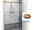 Дверь в душевую нишу GuteWetter GWMPSLD862 135x200 см, цвет фурнитуры бронзовый, цвет стекла бесцветный, стекло закаленное 8 мм / 6 мм, открывание двери левое / правое 4698032994846 6