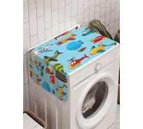 Органайзер для хранения Ambesonne "Воздушный транспорт" на стиральную машину, 45x120 см, cwm_26902