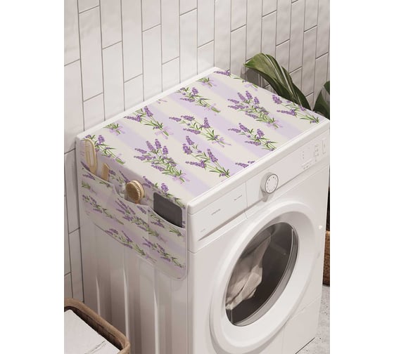 Органайзер для хранения Ambesonne "Лесные кусты" на стиральную машину, 45x120 см, cwm_23522 1