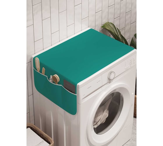 Органайзер для хранения Ambesonne "Болотное отражение" на стиральную машину, 45x120 см, cwm_23565 1