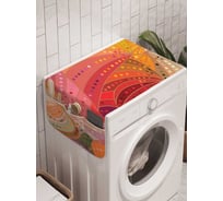 Органайзер для хранения Ambesonne "Спиральная деформация" на стиральную машину, 45x120 см, cwm_26123