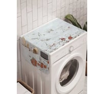 Органайзер для хранения Ambesonne "Потрепанная стенка" на стиральную машину, 45x120 см, cwm_21250