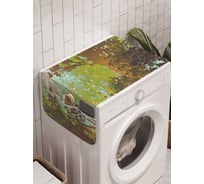 Органайзер для хранения Ambesonne "Жизненное дыхание" на стиральную машину, 45x120 см, cwm_23021