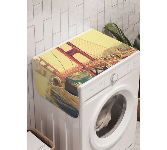 Органайзер для хранения Ambesonne "Промышленный мост" на стиральную машину, 45x120 см, cwm_16606 1