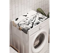 Органайзер для хранения Ambesonne "Олений рисунок" на стиральную машину, 45x120 см, cwm_24112