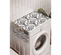 Органайзер для хранения Ambesonne "Строгие цветы" на стиральную машину, 45x120 см, cwm_13200