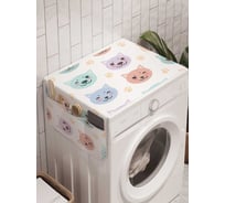 Органайзер для хранения Ambesonne "Эмоциональные коты" на стиральную машину, 45x120 см, cwm_18373