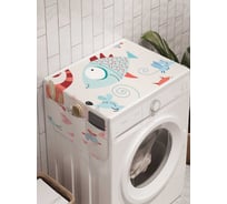 Органайзер для хранения Ambesonne "Все для маленькой принцессы" на стиральную машину, 45x120 см, cwm_1188