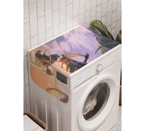 Органайзер для хранения Ambesonne "Невероятная поездка" на стиральную машину, 45x120 см, cwm_23002