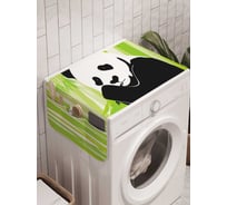 Органайзер для хранения Ambesonne "У панды обед" на стиральную машину, 45x120 см, cwm_18628