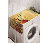 Органайзер для хранения Ambesonne "Цветы снимут усталость" на стиральную машину, 45x120 см, cwm_16710