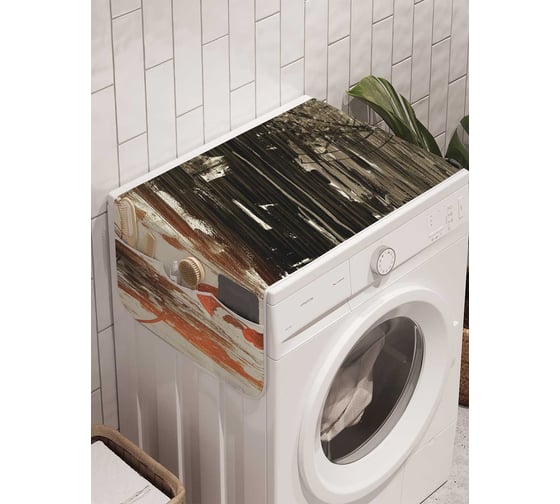 Органайзер для хранения Ambesonne "Девушка с зонтом" на стиральную машину, 45x120 см, cwm_23027 1