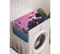 Органайзер для хранения Ambesonne "Морская тишина" на стиральную машину, 45x120 см, cwm_10881