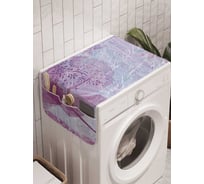 Органайзер для хранения Ambesonne "Фантомный цветочек" на стиральную машину, 45x120 см, cwm_16552