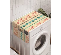 Органайзер для хранения Ambesonne "Бесконечный караван" на стиральную машину, 45x120 см, cwm_16838