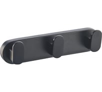 Вешалка с 3 крючками для ванной Wonzon & Woghand черный WW-7735