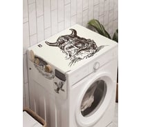 Органайзер для хранения Ambesonne "Символы викингов" на стиральную машину, 45x120 см, cwm_22363