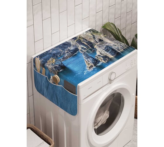 Органайзер для хранения Ambesonne "Прыжок в море" на стиральную машину, 45x120 см, cwm_10873