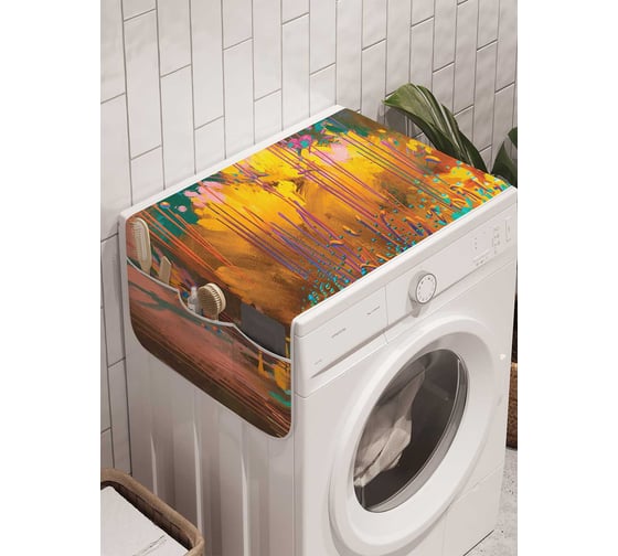 Органайзер для хранения Ambesonne "Лес фантазий" на стиральную машину, 45x120 см, cwm_23039 1