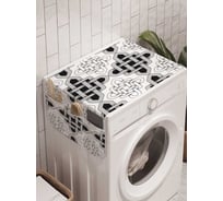 Органайзер для хранения Ambesonne "Плетеные ромбы" на стиральную машину, 45x120 см, cwm_18621