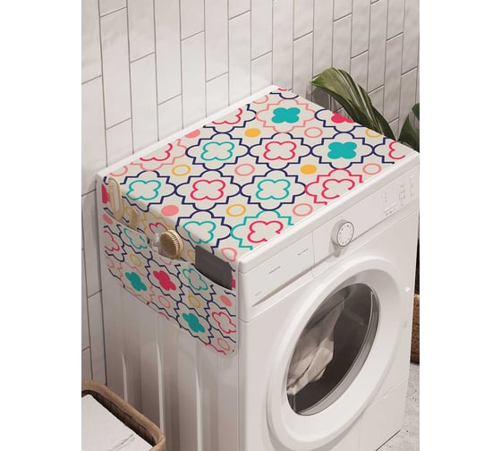 Органайзер для хранения Ambesonne "Классический орнамент" на стиральную машину, 45x120 см, cwm_16809 1