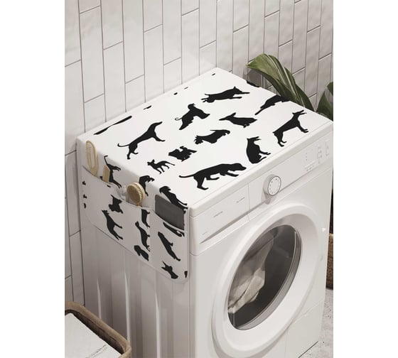Органайзер для хранения Ambesonne "Дрессированные собаки" на стиральную машину, 45x120 см, cwm_10653 1