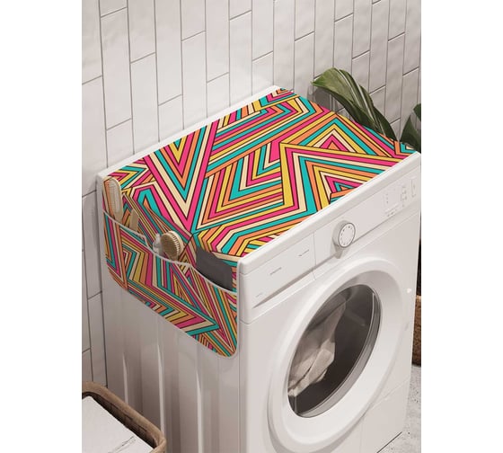 Органайзер для хранения Ambesonne "Звездные разломы" на стиральную машину, 45x120 см, cwm_10710 1