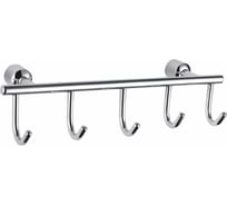 Вешалка с 5 крючками для ванной Wonzon & Woghand хром WW-9382-5