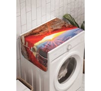 Органайзер для хранения Ambesonne "Закат с горы" на стиральную машину, 45x120 см, cwm_10893