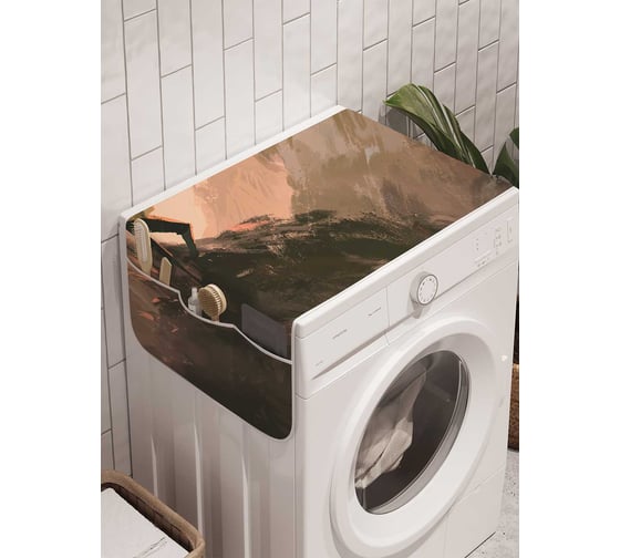 Органайзер для хранения Ambesonne "Мир фантазий" на стиральную машину, 45x120 см, cwm_23003 1