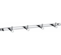 Вешалка с 4 крючками для ванной Wonzon & Woghand хром WW-9380-4