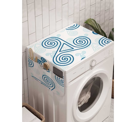 Органайзер для хранения Ambesonne "Спиральные узоры" на стиральную машину, 45x120 см, cwm_18617 1
