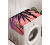 Органайзер для хранения Ambesonne "Любовь к закату" на стиральную машину, 45x120 см, cwm_12476