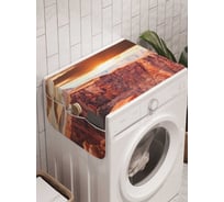 Органайзер для хранения Ambesonne "Каньон в закате" на стиральную машину, 45x120 см, cwm_10872